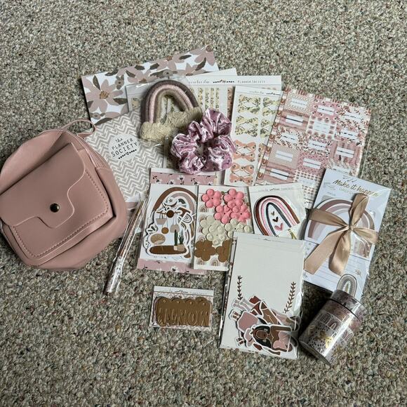 Scarlet Lime The Planner Society Other - The Planner Society May 2020 Paper Kit NEW Floral Junk Journal Planners